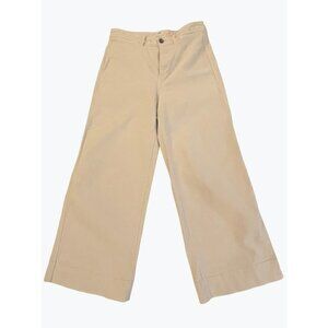 Gap womens high waisted wide leg crop pants dusky light pink